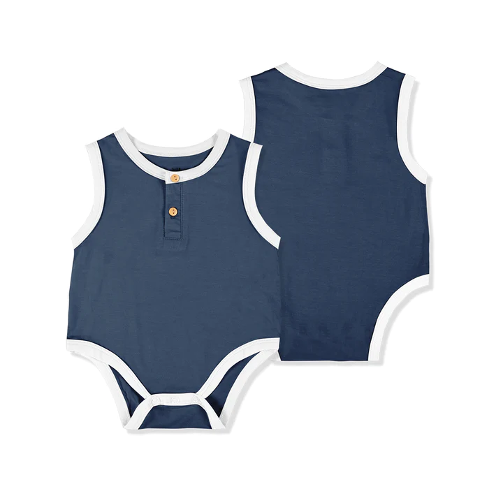 Bamboo baby sleeveless bodysuit
